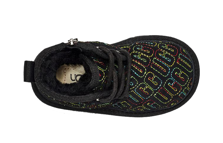 Shop UGG Neumel 2 Jahitan Grafik 'But Salji Selesa Hitam' 1116170T-BLK