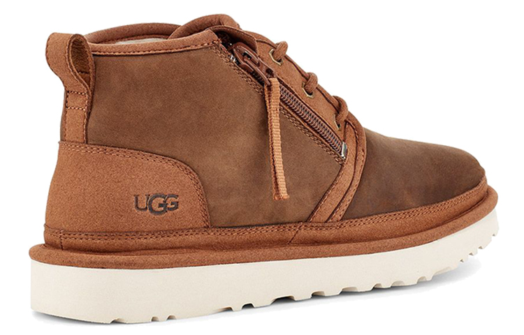 Shop UGG Neumel Zip High Top Fleece Lined Coklat 1103883-CHE