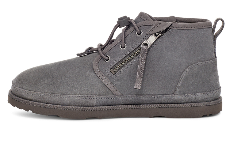 UGG Neumel Adaptive Double Zipper Snow Boots Gray