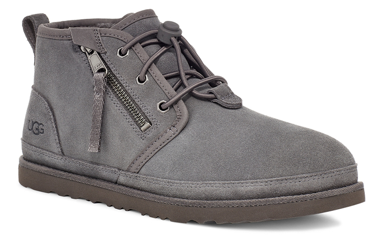UGG Neumel Adaptive Double Zipper Snow Boots Gray 圖 3