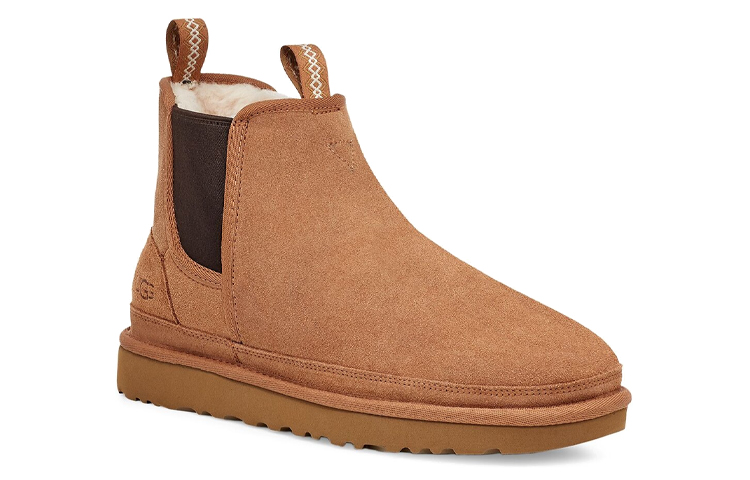 Shop UGG 诺迈尔切尔西靴 栗色 1121644-CHE