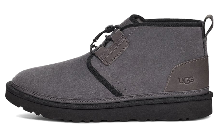 Buy UGG Neumel Ghillie 絨面 舒適耐磨休閒 低筒 雪地靴 男款 深灰