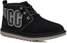 Order UGG Neumel Sepatu Boot Grafis Hitam Abu-Abu Suede 1130715-BGSD
