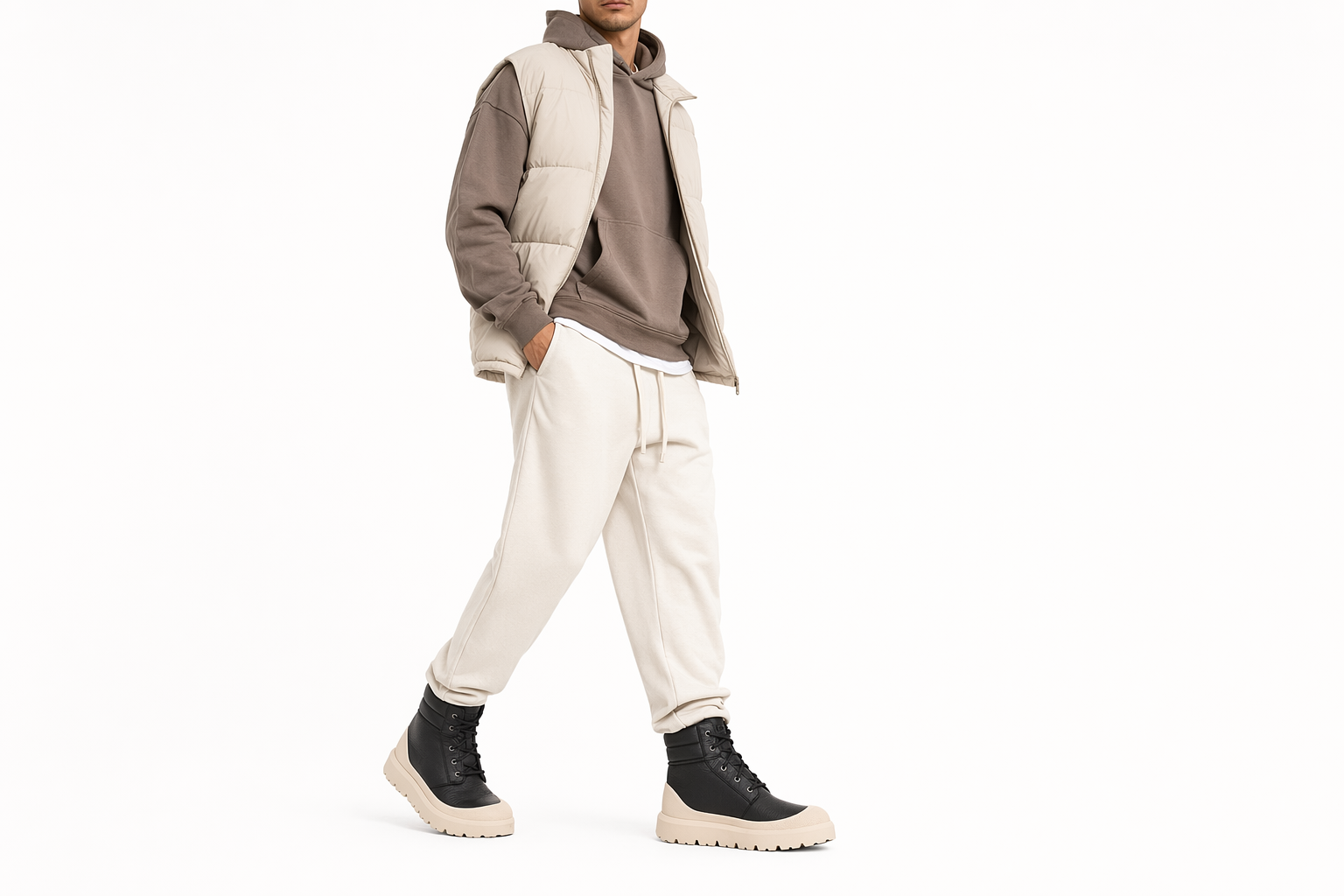 Order UGG Neumel High Weather Hybrid Boot Hitam Birch 1158208-BCKBR