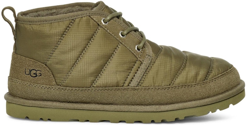 UGG Neumel Lta 圓頭繫帶舒適百搭 短筒靴 男款 軍綠色 Order UGG Neumel Lta 圓頭繫帶舒適百搭 短筒靴 男款 軍綠色