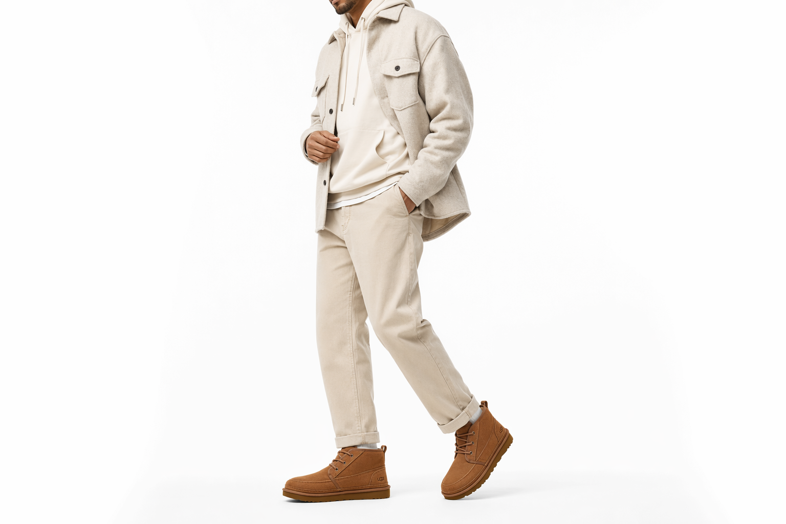 Order UGG Neumel 莫卡辛靴 栗色 1121645-CHE
