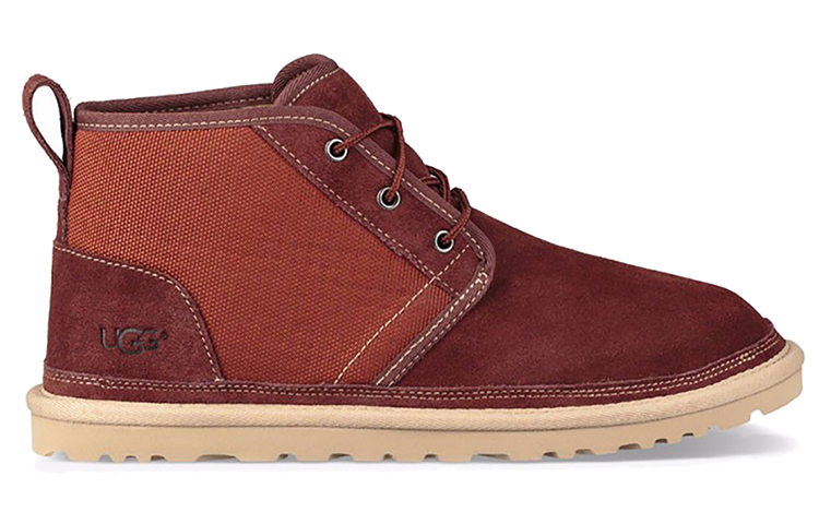Order UGG Neumel UnIined Short Boots Wine Red 1095676-BUR