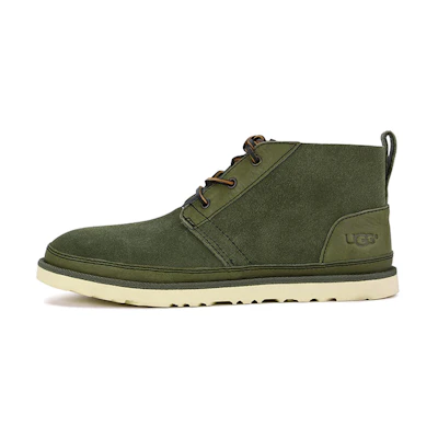 UGG Neumel Unlined Leather Fashion Casual Platform Shoes for 'Moss Green'
