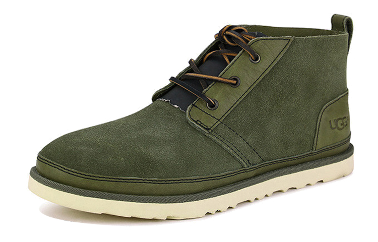 Lookbook UGG Neumel Unlined Leder Plattform Freizeitschuhe ''Moss Green'' 1020369-MSG