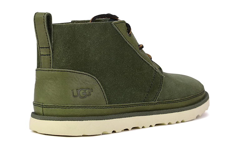 Purchase UGG Neumel Unlined Leder Plattform Freizeitschuhe ''Moss Green'' 1020369-MSG