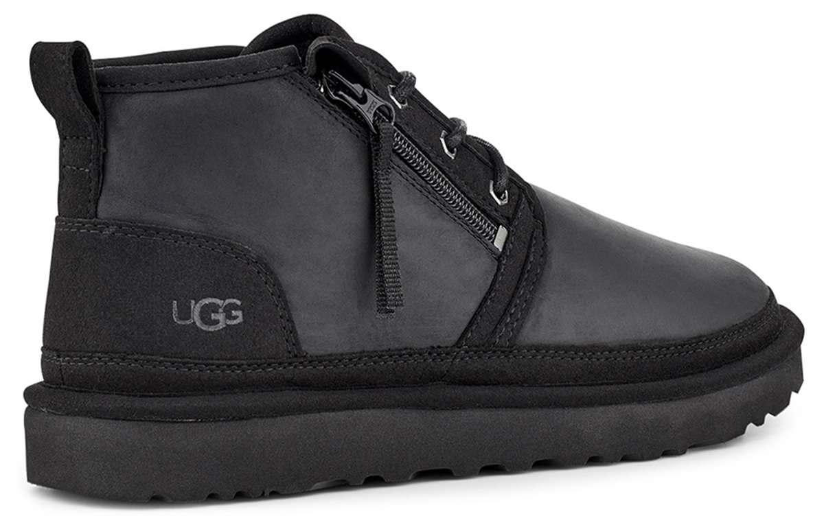 Shop UGG 뉴멜 집 플리스 스노우부츠 (블랙) 1103883-BTNL