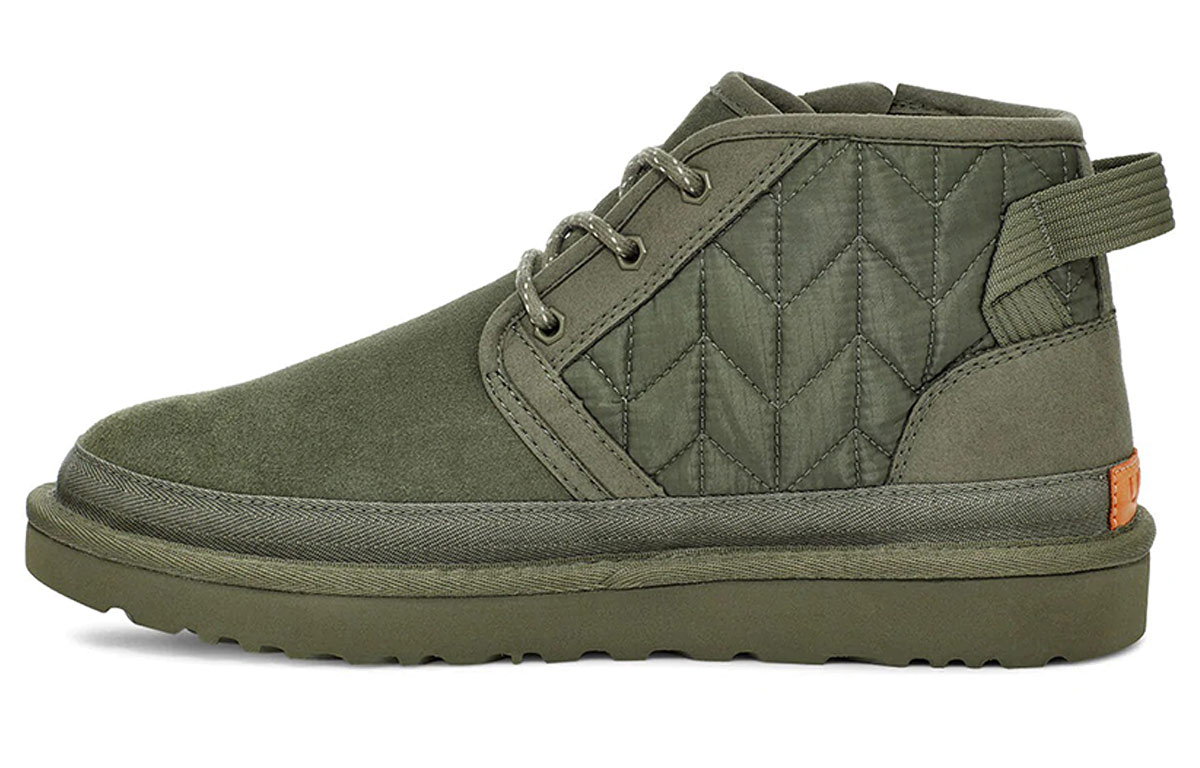 Buy UGG Neumel 拉鏈絎縫低筒休閒雪靴 苔綠色