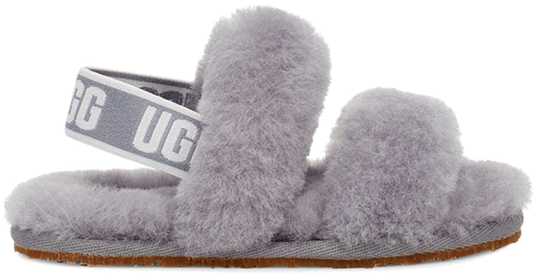 UGG Oh Yeah 羊毛涼鞋 童款 灰紫色 Order UGG Oh Yeah 羊毛涼鞋 童款 灰紫色