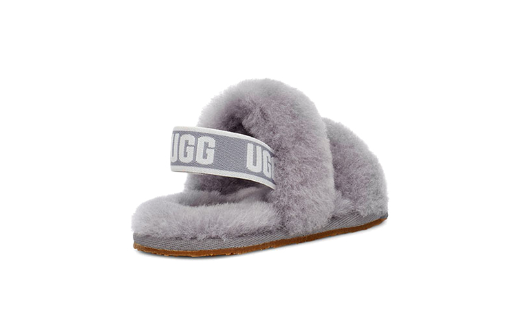 Purchase UGG Oh Yeah 羊毛涼鞋 童款 灰紫色