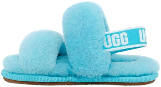 UGG Oh Yeah 簡約休閒毛絨涼鞋 小童 綠洲藍 Buy UGG Oh Yeah 簡約休閒毛絨涼鞋 小童 綠洲藍