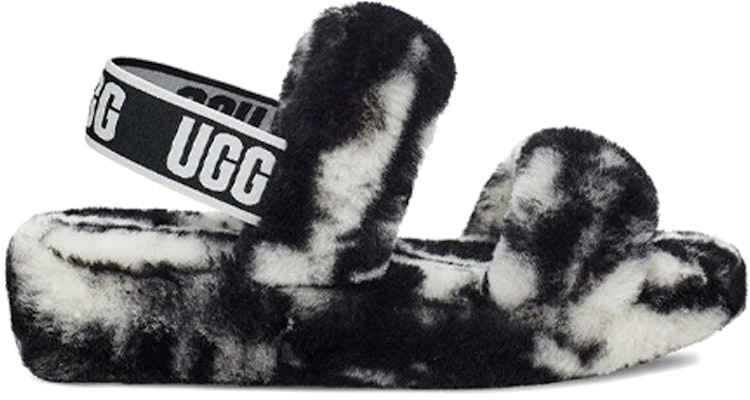 UGG Oh Yeah 女士黑色拖鞋 Order UGG Oh Yeah 女士黑色拖鞋