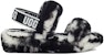 (W) UGG Oh Yeah Slide 'Black' Sandal Hitam 1122555-BLK