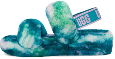 UGG Oh Yeah Slide Marble Aquatic Blue 1122555-AQBL UGG Oh Yeah Slide Marble Aquatic Blue 1122555-AQBL