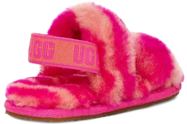 UGG Oh Yeah Zebra 'Simplified Casual Fluffy Open-Toe Sandal Rose Red' 1116641T-RCR Purchase UGG Oh Yeah Zebra 'Simplified Casual Fluffy Open-Toe Sandal Rose Red' 1116641T-RCR