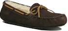 Lookbook Kasut Sukan Santai UGG Olsen Slipper Fleece Lined Coklat Tetap Hangat 1003390-ESP