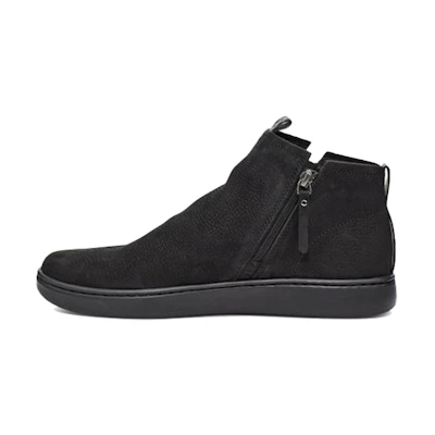 UGG Pismo Cowhide Zipper Skateboarding Shoes Black