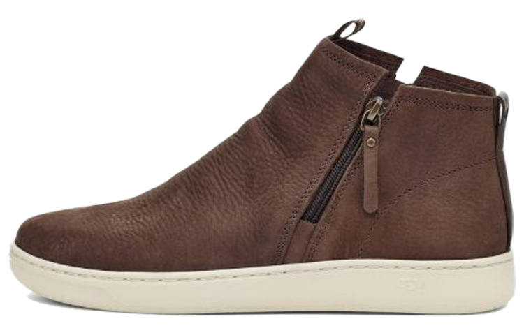 Buy UGG Pismo Cowhide Sports Shoe Zipper Brown 1110979-STT