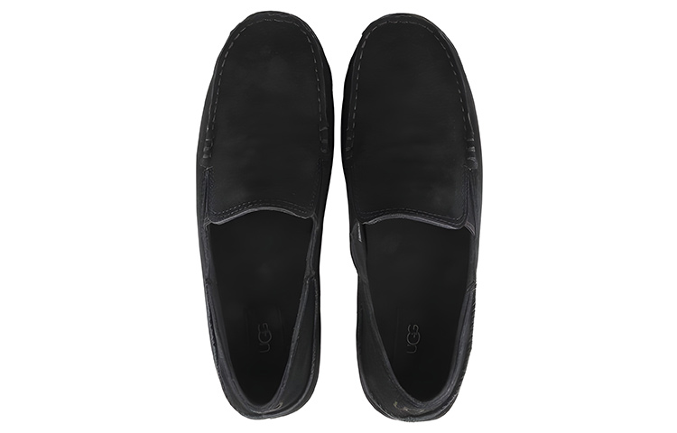 Order UGG 圓頭低筒休閒樂福鞋 黑色