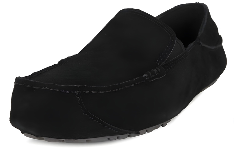 Lookbook UGG 圓頭低筒休閒樂福鞋 黑色