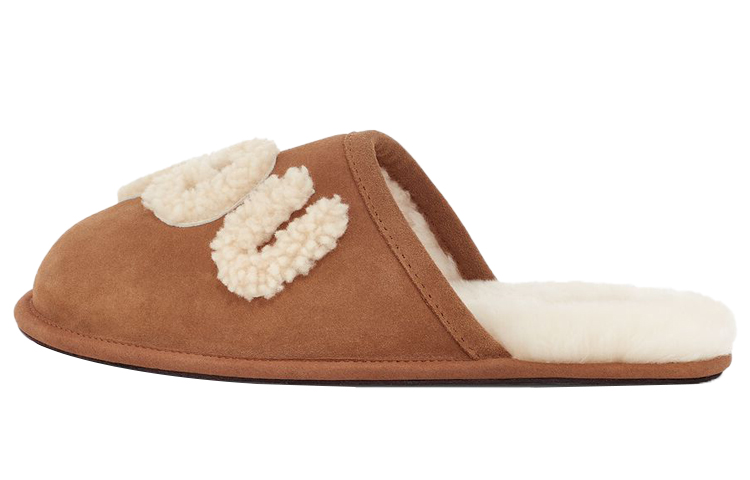 Buy UGG Scuff Logo 'Piel de Oveja Castaño' 1123773-CHE
