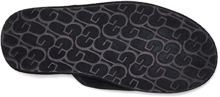 UGG スカフロゴ スリッパ 黒/赤 1101324-BLK Details for UGG スカフロゴ スリッパ 黒/赤 1101324-BLK