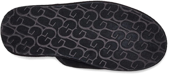 UGG スカフロゴ スリッパ 黒/赤 1101324-BLK Details for UGG スカフロゴ スリッパ 黒/赤 1101324-BLK
