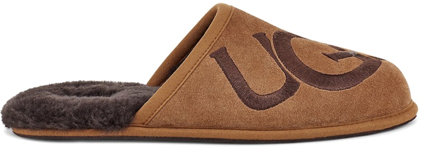 UGG Scuff Logo 栗色咖啡色拖鞋 1101324-CESP Order UGG Scuff Logo 栗色咖啡色拖鞋 1101324-CESP