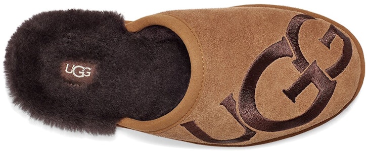 UGG Scuff Logo 栗色咖啡色拖鞋 1101324-CESP Shop UGG Scuff Logo 栗色咖啡色拖鞋 1101324-CESP