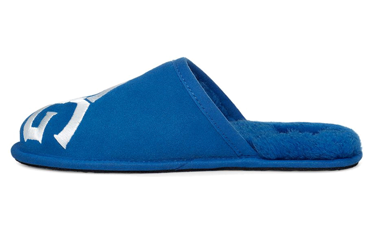 UGG Scuff Logo Slipper Classic Blue White 1101324-CBLW