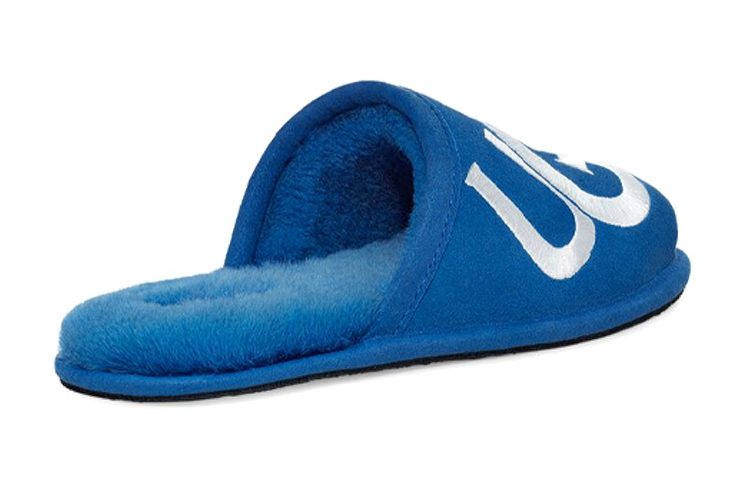 Purchase Pantofole UGG Scuff Logo Blu Classico Bianco 1101324-CBLW