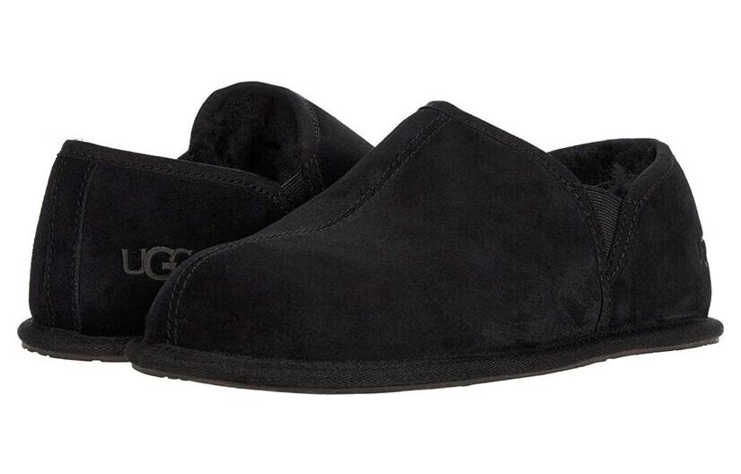 Lookbook UGG Scuff Romeo II 拖鞋 黑色 1113630-BLK