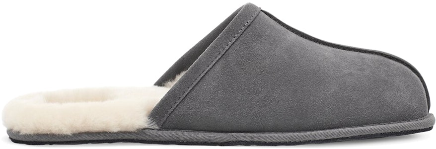 UGG 暗灰色毛绒拖鞋 1101111-DGRY Order UGG 暗灰色毛绒拖鞋 1101111-DGRY