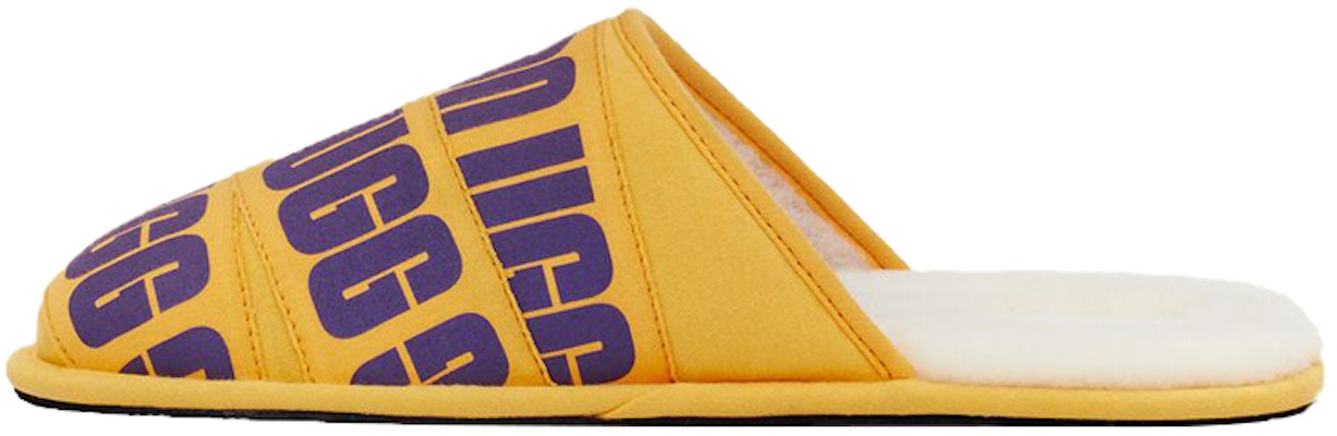 UGG Scuff Slipper 'Yellow Graphic with Lettering' 1123737-PYLLW Buy UGG Scuff Slipper 'Yellow Graphic with Lettering' 1123737-PYLLW