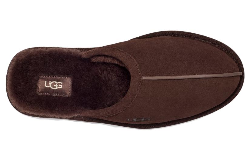 Lookbook UGG棕色经典室内拖鞋 1101111-DDC