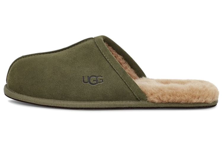 UGG Scuff Slipper Fleece Lined Olive Green 1101111-BTOL