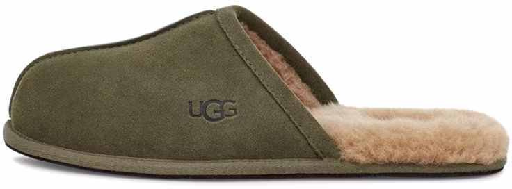 ugg-scuff-slipper-fleece-lined-olive-green-1101111-btol