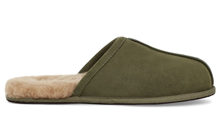 UGG Scuff Slipper Fleece Lined Olive Green 圖 2