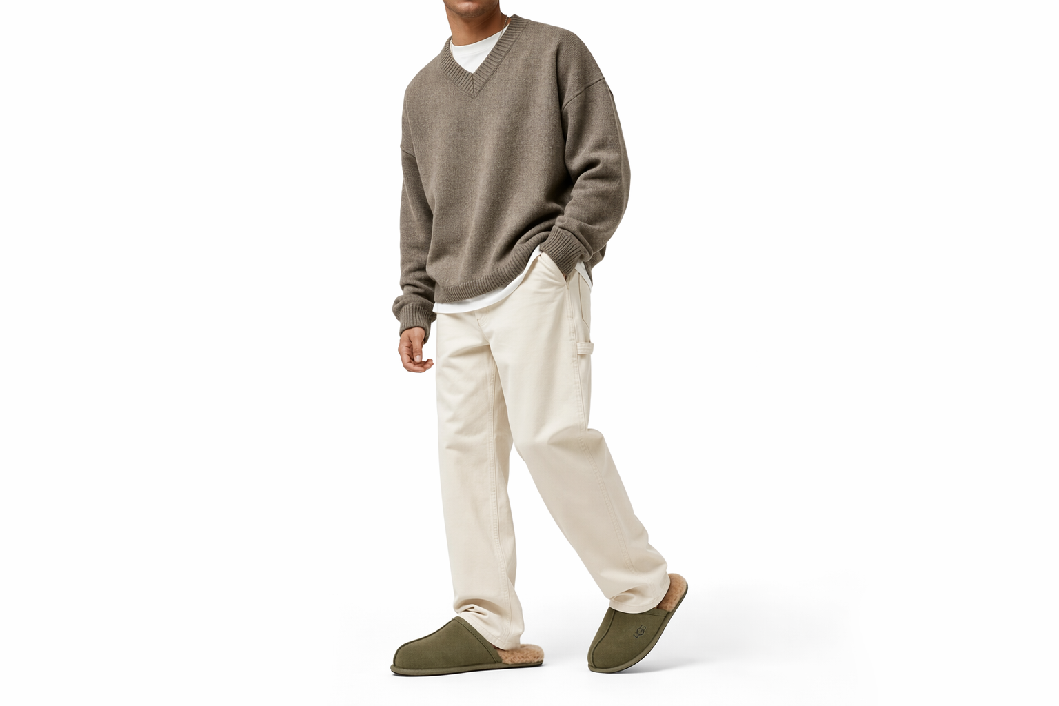 Order UGG Scuff Slipper 加絨拖鞋 橄欖綠