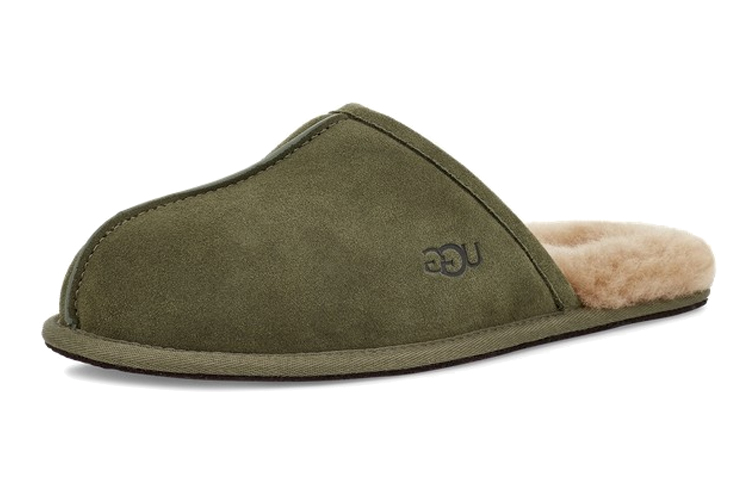 UGG Scuff Slipper Fleece Lined Olive Green 圖 3