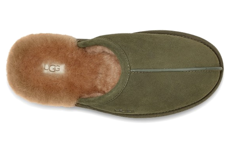 UGG Scuff Slipper Fleece Lined Olive Green 圖 4