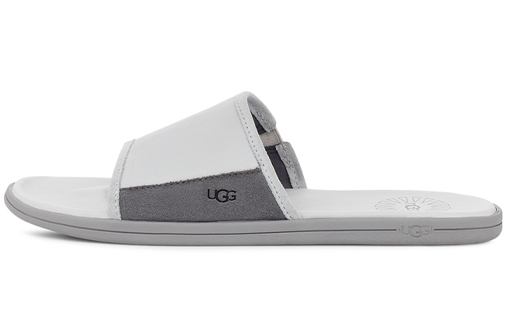 UGG Seaside Flip 'Leather Comfort Grey' 1124900-GCGR