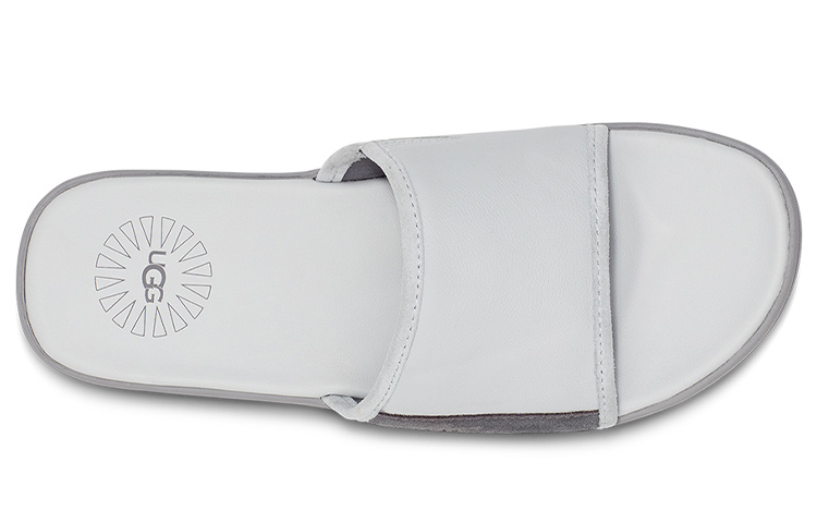 Lookbook UGG Seaside Flip ''Leren Comfort Grijs'' 1124900-GCGR