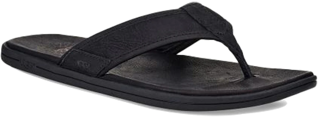 UGG Selipar Kulit Cowhide Seaside Flip Hitam 1102690-BLK Lookbook UGG Selipar Kulit Cowhide Seaside Flip Hitam 1102690-BLK
