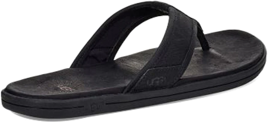 UGG Selipar Kulit Cowhide Seaside Flip Hitam 1102690-BLK Shop UGG Selipar Kulit Cowhide Seaside Flip Hitam 1102690-BLK