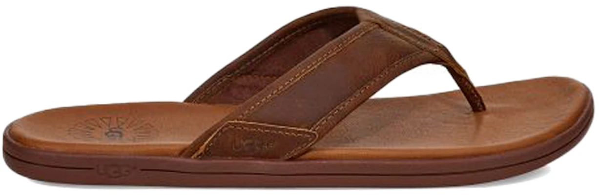 UGG Selipar Kulit Seaside Flip Coffe Lelaki 1102690-LUG Order UGG Selipar Kulit Seaside Flip Coffe Lelaki 1102690-LUG